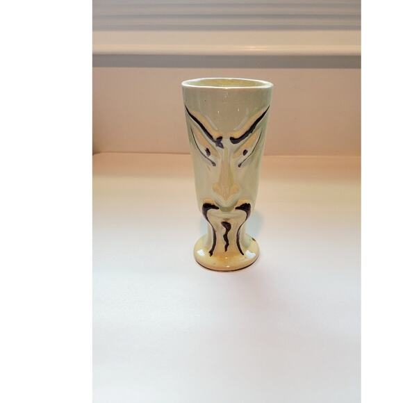 Vintage Fu Manchu Tiki Mug Vase Japanese Otagiri Style Container Vessel 14oz - Picture 6 of 9